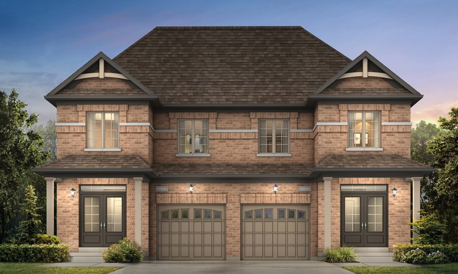 25' Semi Detached Home Designs